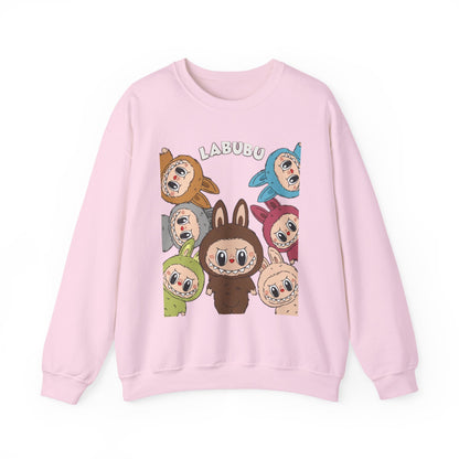 Labubu Cartoon Crewneck Sweatshirt
