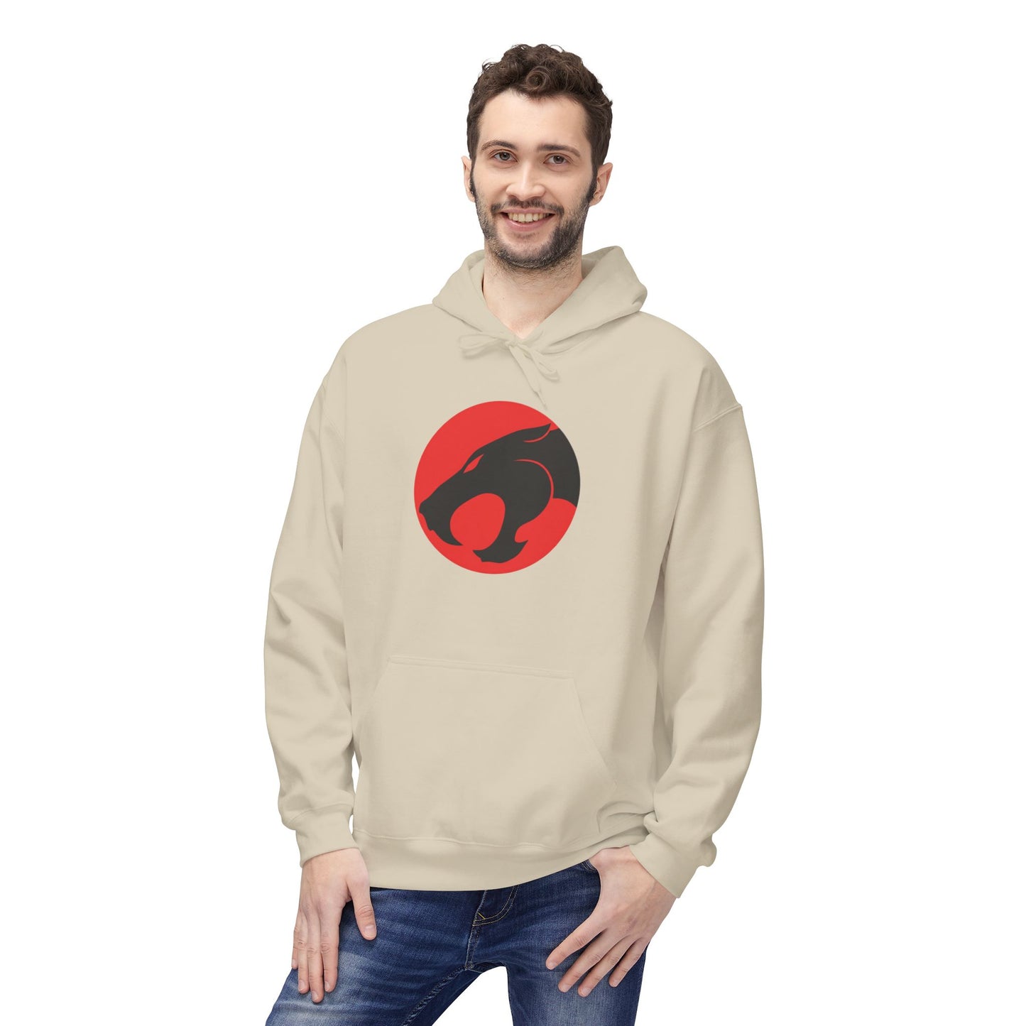 Graphic Fleece Hoodie with Iconic Design