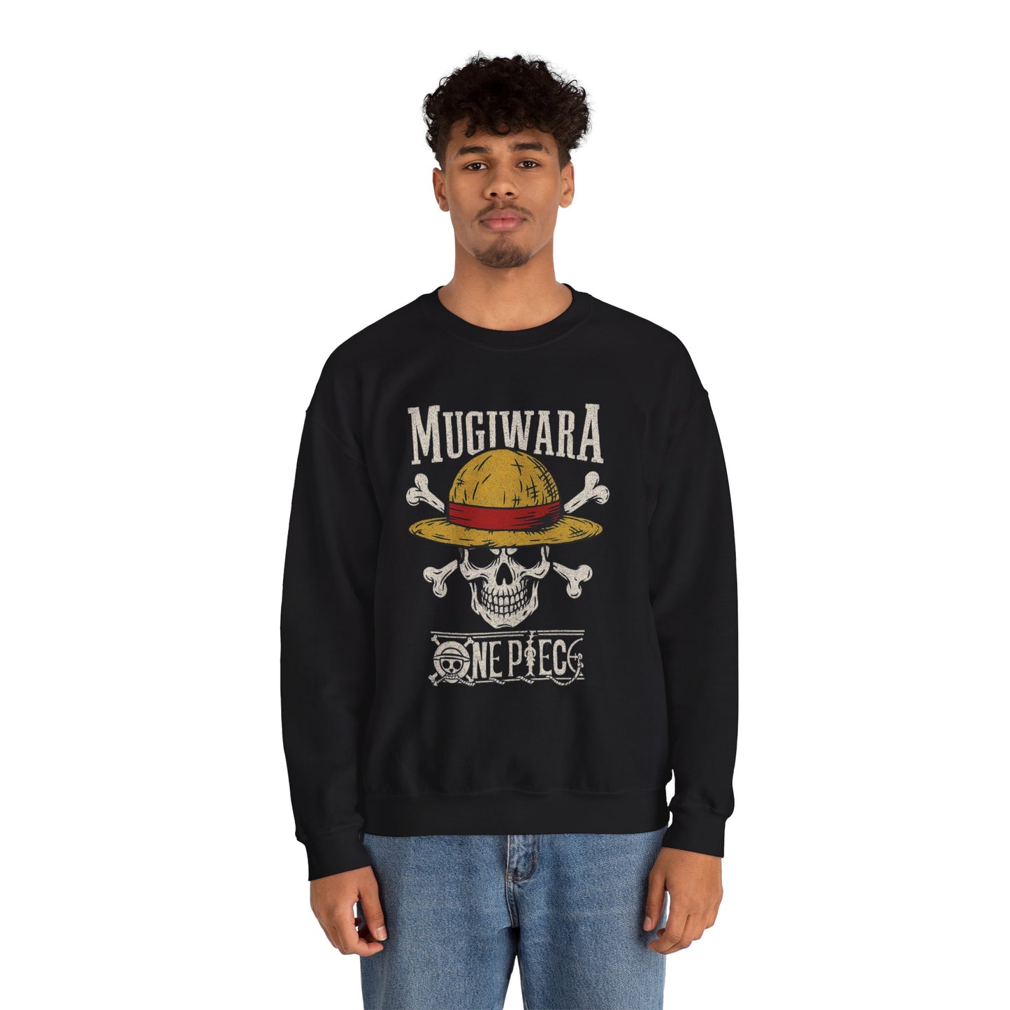 One Piece Mugiwara Skull Unisex Crewneck Sweatshirt