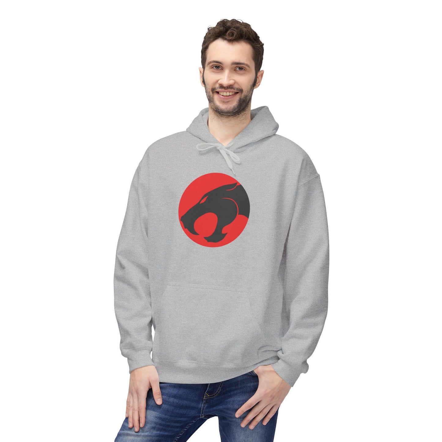Graphic Fleece Hoodie with Iconic Design