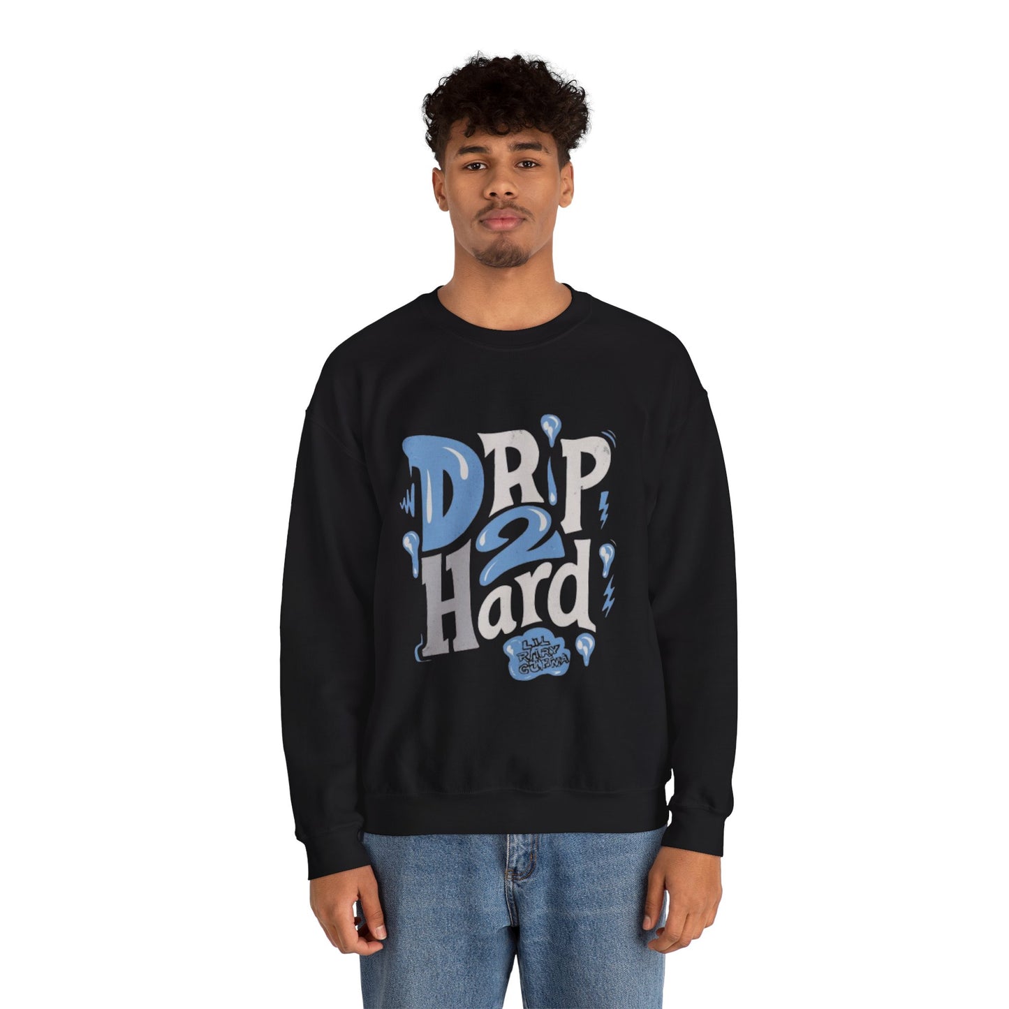 Drip 2 Hard Unisex Crewneck Sweatshirt