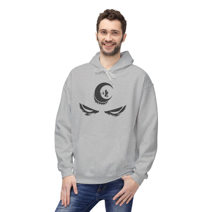 Cozy Unisex Fleece Hoodie with Spiritual Design