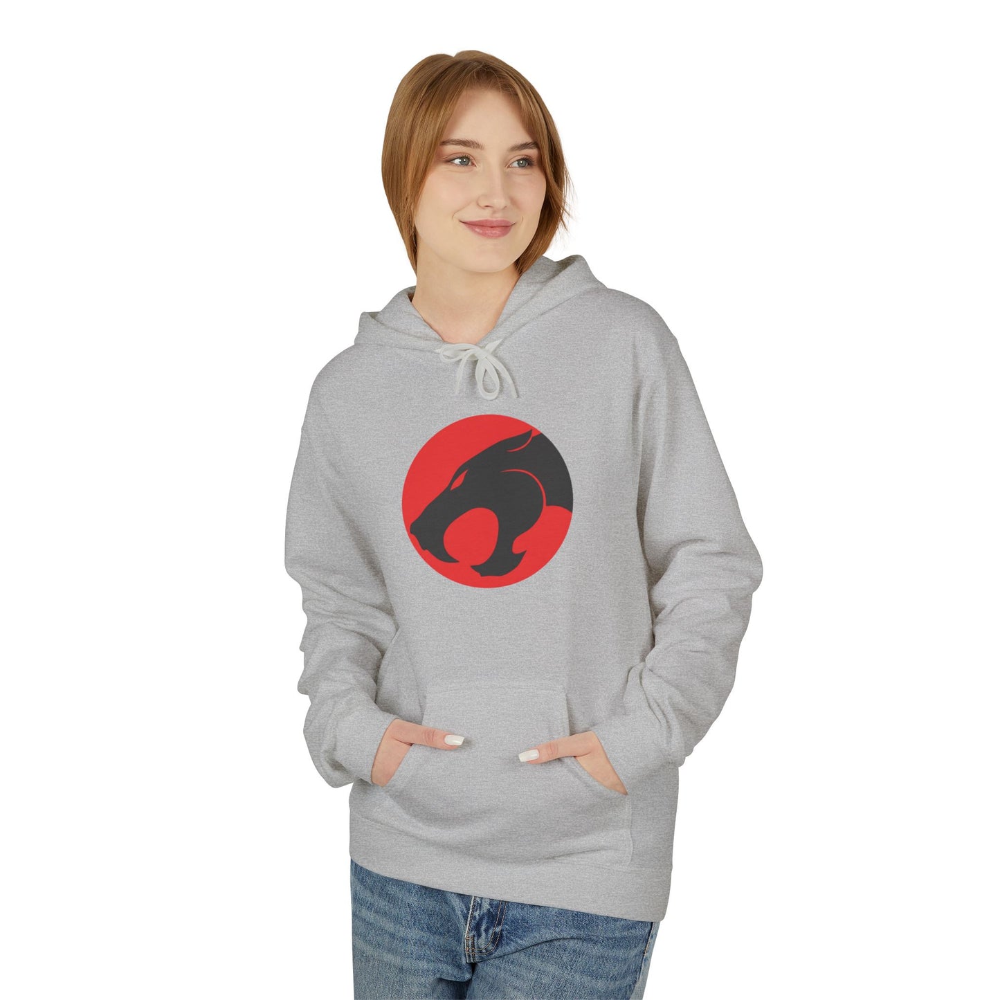 Graphic Fleece Hoodie with Iconic Design