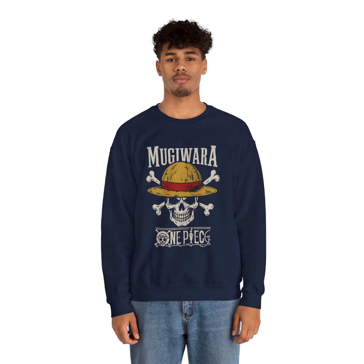 One Piece Mugiwara Skull Unisex Crewneck Sweatshirt
