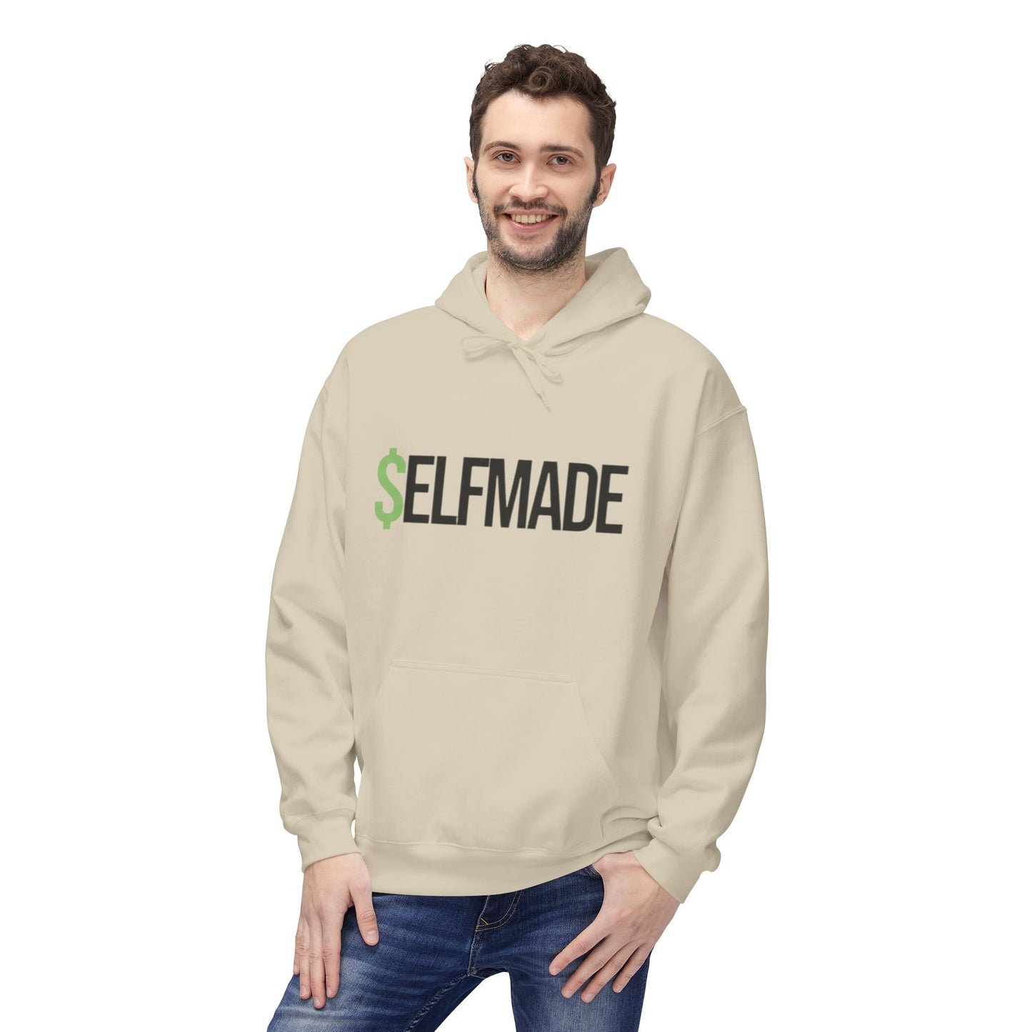 Unisex Midweight Softstyle Fleece Hoodie-SELFMADE