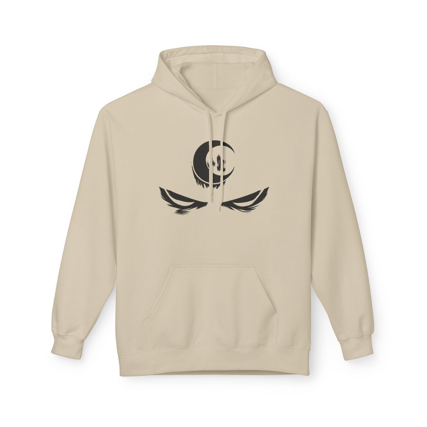Cozy Unisex Fleece Hoodie with Spiritual Design