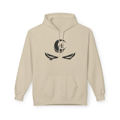Cozy Unisex Fleece Hoodie with Spiritual Design