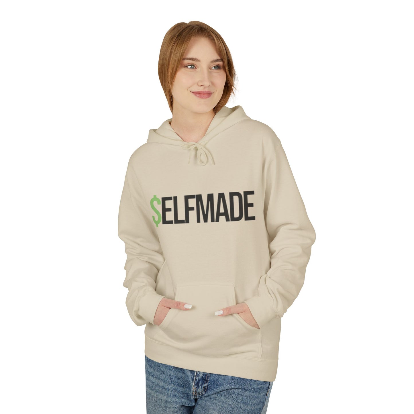 Unisex Midweight Softstyle Fleece Hoodie-SELFMADE
